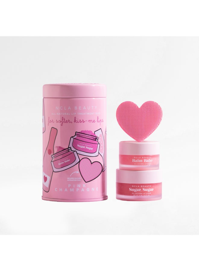 NCLA Beauty Watermelon Lip Care Set + Lip Scrubber - Image 1